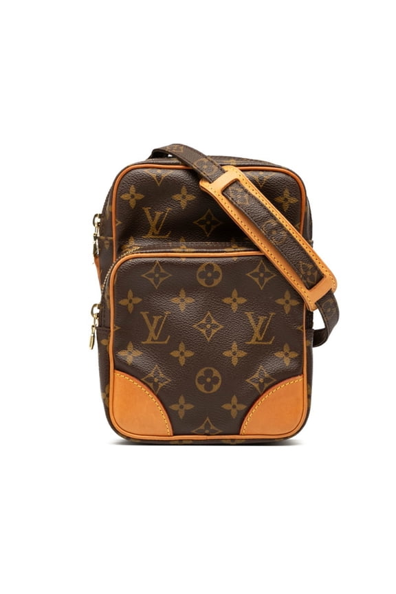 Pre-Owned Louis Vuitton Monogram Amazon Crossbody Shoulder Bag M45236 Brown Leather... (Good)