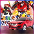 thumbnail image 1 of Juego de juguetes de coche que transforma a la bestia rey del mundo, coche robot, modelo de huevo de dinosaurio, regalos para niños, 1 of 3