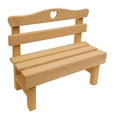 thumbnail image 1 of 1pc Decorative Mini Bench Porch Chair Miniature Landscape Bench Home Decocration, 1 of 8