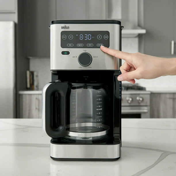 Braun Brewsense Braun 10 Cup Coffee Maker Braun KF7000BK BrewSense