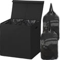thumbnail image 1 of Simple Houseware - Cesto doble para la colada con tapa y bolsas extraíbles, color negro, 1 of 5