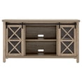 thumbnail image 4 of Henn&Hart 58" Antiqued Gray Oak/Metal TV Stand, 4 of 10