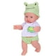 thumbnail image 1 of High Simulation Vinyl Baby Doll With Clothes Newborn Sleeping Bath Toy (Green), 1 of 4