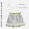 thumbnail image 5 of Kids' Beach Pants Comfortable Swim Trunks Bamboo and Green Leaves Shorts for Pool Vacation and Lounge Wear X-Large, 5 of 8