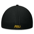 thumbnail image 4 of Men's Top of the World Black Alabama State Hornets Spacer Flex Hat, 4 of 4