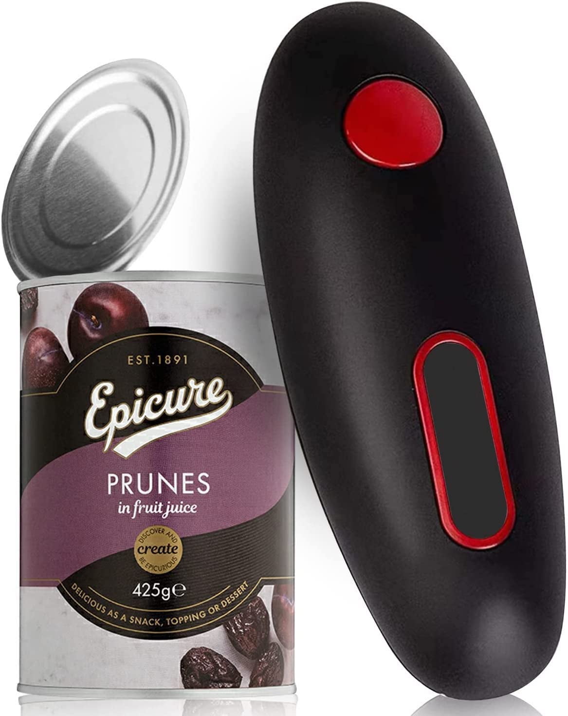 VirgilSon Electric Opener Can, Jar Bottle Openers Smooth Edge Automatic