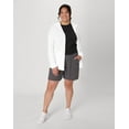 thumbnail image 5 of Hanes Just My Size Women's Cotton Jersey Pull-On Shorts, 7" (Plus ) Charcoal Heather 1X, 5 of 5