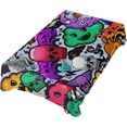 thumbnail image 5 of Coolnut Halloween Skull Tablecloth 60"x108", Waterproof Washable Polyester Square Table Cover, Durable Tablecloth for Kitchen Dining Table Party Decor, 5 of 7