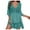 Green, variant on gakvbuo Summer Beach Cover Up Dress For Women Swimwear Bikini Bathing Suit Coverups Women's Fashion Round Neck Short Sleeve Loose Hollowed Out Beach Swimsuit Blouse