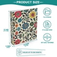 thumbnail image 3 of FORMRS 3 Ring Binder 1.5 inch with Pockets Set of 2 Clip Board 200 Sheets Capacity, Vibrant Floral, 3 of 8
