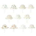 thumbnail image 2 of Newborn Baby Sun Hat Summer Beach Hat Wide Brim Hats Outdoor Bucket Hat for Infant Boy Girl 3-12 Months, 2 of 2