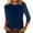 Blue, variant on 3/4 Long Sleeve Mesh Velvet Shirts for Women Dressy Loose Crewneck Office Blouses Elegant Business Casual Party Tops Pink XXL