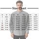 thumbnail image 3 of Camisas de Manga Larga para Hombres Botón de Color Sólido Cuello Redondo de Punto Casual Top, Estilo Coofandy Uso Diario, 3 of 9