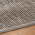 thumbnail image 5 of Addison Rugs Dream Shag Premium Machine Washable Transitional Stripes Chocolate Rectangle Rug, 9' x 12', 5 of 8