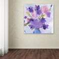 thumbnail image 4 of Trademark Fine Art "Purple Blossoms" Canvas Art by Sheila Golden, 4 of 4