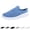 Blue, variant on VeFlora Women's On Backless Mule Sneakers, Breathable Knit Platform Walking Shoes, Comfortable Arch Support Casual Non- Orthopedic Shoes for Everyday(Blue/36)