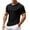 Black, variant on Mens T-shirts Short Sleeve Crewneck Tops Solid Marathon Election Race Night Running Sporty Casual T Shirts for Man Black L