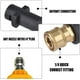 thumbnail image 3 of Adaptador de hidrolavadora para Karcher K2 K3 K4 K5 K6 K7, adaptador de conexión rápida Karcher con 5 boquillas de potencia de varios grados, 1/4' 2.5 GPM 3000 PSI, 3 of 5