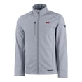thumbnail image 2 of Men's Cutter & Buck  Gray UIC Flames Evoke Eco Softshell Recycled Full-Zip Jacket, 2 of 3