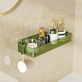 thumbnail image 5 of Pyaiiner Bathroom Shelf Non-Stamping Wall Mounted Bathroom Restroom Cosmetic Organizer Dressing Table Wall Mounted Organizer, 5 of 7