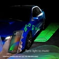 thumbnail image 2 of XK Glow Curb FX Bluetooth XKchrome App Waterproof LED Projector Welcome Light Flame Style 2pc, 2 of 5