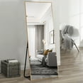 thumbnail image 3 of NeuType Full Length Mirror Floor Rectangle Gold 59"x19", 3 of 9