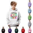 thumbnail image 3 of WOYY Toddler Boys 100 Days Of School Hoodies Soft Graphic Hooded Sweatshirt, Sizes 2-3T, 3 of 3