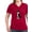 Garnet, variant on CafePress - Smooth Tricolor Collie Women's V Neck Dark T Shirt - Women's V-Neck Dark T-Shirt