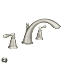 Moen 86440 Deck Mounted Roman Tub Filler Trim From The Caldwell Collection (Valve