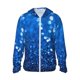 thumbnail image 1 of Balery A Blue Glitter Sudadera ligera de manga larga con capucha y protección solar UPF 50+ para hombre y mujer, ideal para pesca y running-XX-Large, 1 of 7