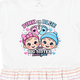 thumbnail image 4 of Inktastic Pink or Blue Your Big Sister Loves You Gender Reveal Girls Toddler Dress, 4 of 5