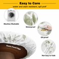 thumbnail image 3 of Elastic Fitted Round Tablecloth, Sage Green Flower Waterproof Stretch Table Cover for 45"-54" Tables, Watercolor Gradient Retro Floral Washable Outdoor Tablecloths for Patio, Picnic, Camping, 3 of 9