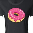 thumbnail image 4 of Inktastic Pink Donut with Sprinkles Women's T-Shirt, 4 of 5