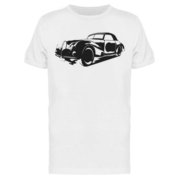 Vip Car  Black And White T-Shirt Men -Image by Shutterstock, Male Small