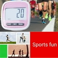 Simple Pedometer LCD Dispaly 3D Walking Step Counter Pedometer Running