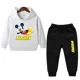 thumbnail image 3 of Conjunto de sudadera con capucha para niños, ropa para niños, ropa para bebés, suéteres casuales con capucha de Mickey, sudadera con capucha y pantalones, 2 piezas/conjunto, 2 a 14 años, 3 of 5