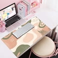 thumbnail image 7 of Boho Green Cream Desk Mat Boho Kawaii Green Mouse Pad Cute Desk Mat, Large Aesthetic Mouse Pad XL Desk Decor for Women with Stitched Edge Mouse Desk Pad for Keyboard and Mouse Desk Pad, 31.5x15.8in., 7 of 7