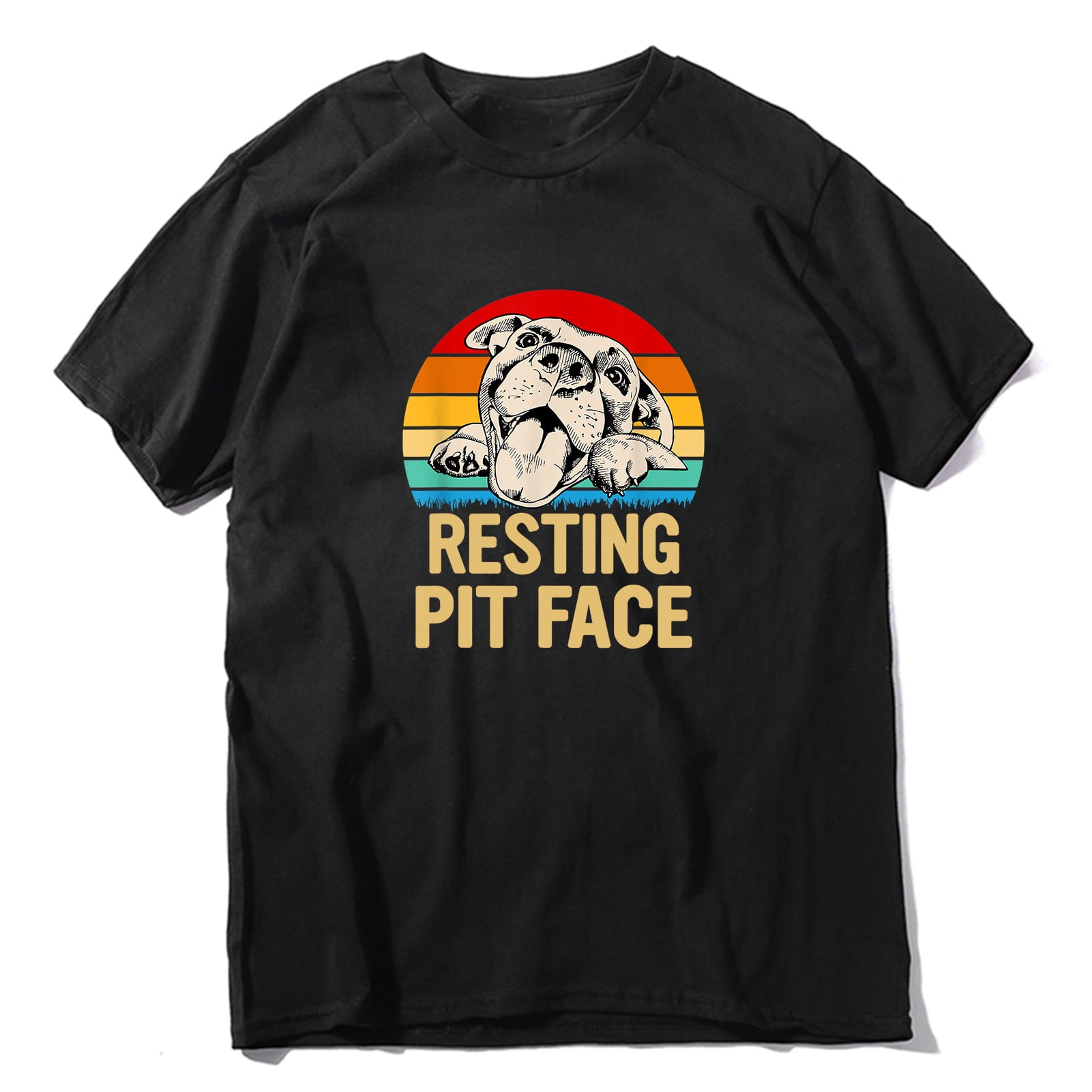 Pitbull Vintage Mens Funny Casual Short Sleeve T-Shirt Pitbull Vintage Mens Funny Casual Short Sleeve T-Shirt