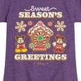 thumbnail image 3 of Disney - Sweet Seasons Greetings - Toddler & Youth Girls Short Sleeve Graphic T-Shirt, 3 of 5