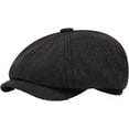 thumbnail image 2 of CoCopeaunts Newsboy Hats for Men Winter Hat Vintage Retro Octagonal Newsboy Cap Autumn Winter Artist Painter Beret Hat, 2 of 7