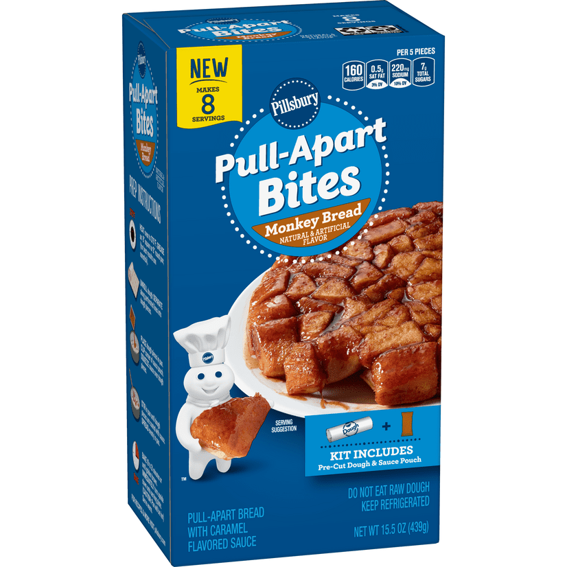 Pillsbury PullApart Bites, Monkey Bread, 15.5 oz