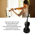thumbnail image 4 of 4/4 Acoustic Violin Kit, Stringed Musical Instrument Violin Starter Set with Case Bow Shoulder Rest Tuner Fingerboard Sticker Accessories for Beginner Adult Boys Girls, 4 of 7