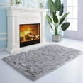 thumbnail image 7 of TWINNIS Super Soft Shaggy Faux fur Area Carpet for Home Decor,3'x5',Gray, 7 of 7