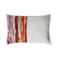 thumbnail image 1 of The HomeCentric Decorative White 12"x16" (30x40 cm) Lumbar Pillow Cover, Linen Pintucks & Textured Oblong Pillow, Abstract Pattern Modern Style - Adwin, 1 of 3