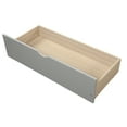 thumbnail image 4 of Gzxs Twin Size Wooden Platform Bed with Two Side Storage Drawers, Gray, 4 of 9