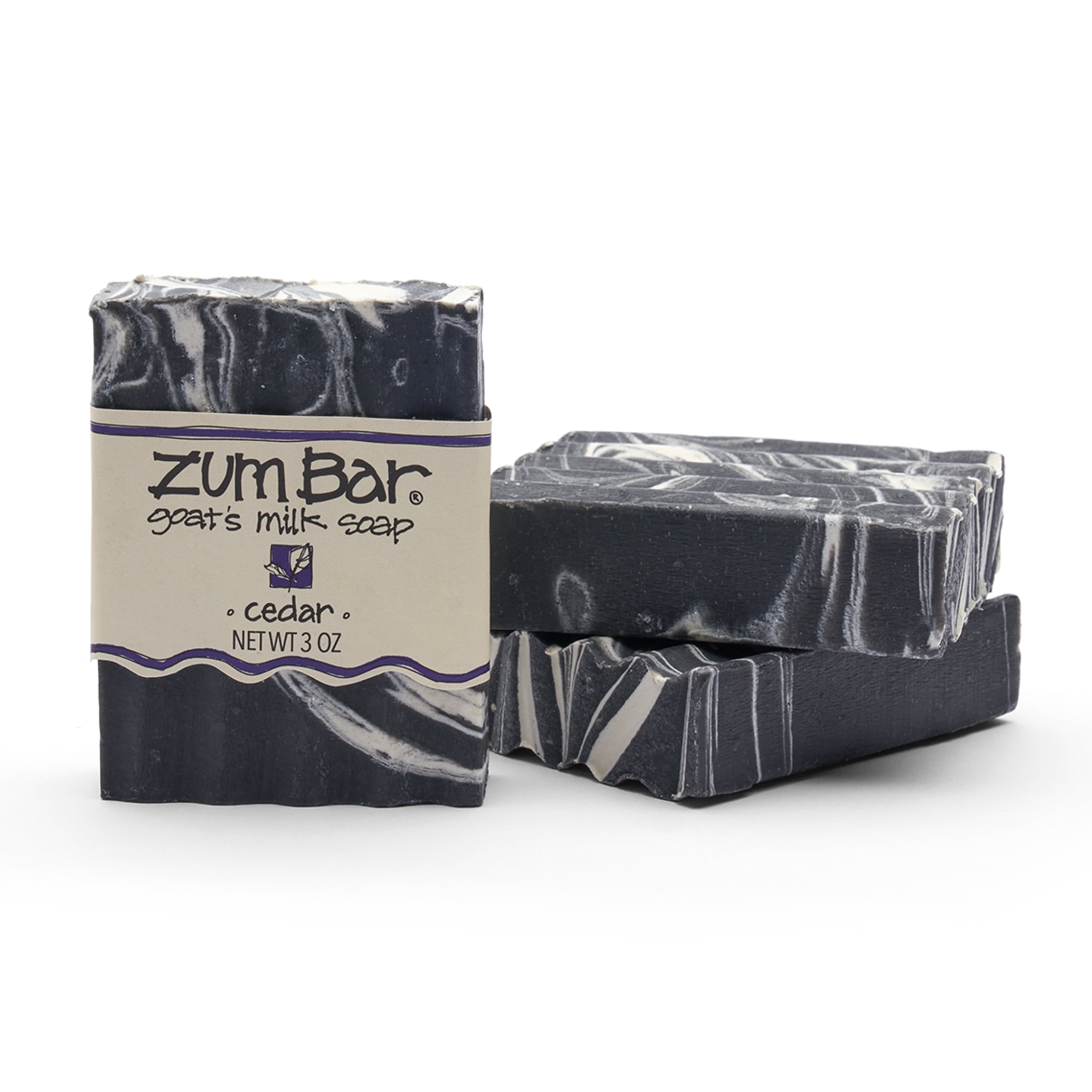 Zum Bar Goat's Milk Soap - Cedar - 3 oz (3 Pack)