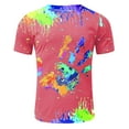 thumbnail image 3 of T-shirts Tendance pour Hommes pour l'Été Manches Courtes Col Rond Design Polyvalent Tenue Décontractée pour Toutes Occasions, 3 of 3