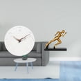 thumbnail image 2 of Reloj De Pared Decorativo Silencioso Para El Hogar, La Cocina, La Oficina O El Estudio. Diseño Moderno Con Figura Abstracta. Ideal Para Decorar La Entrada O La Mesa., 2 of 8