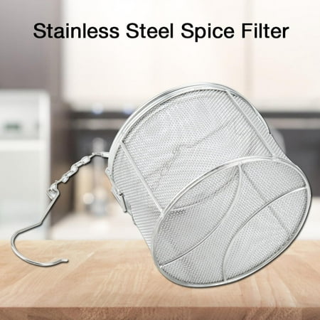 

DOACT Tea Ball Strainer Soup Seperation Stainless Steel Tea Ball Strainer Soup Seasonings Seperation Basket Spice Filter