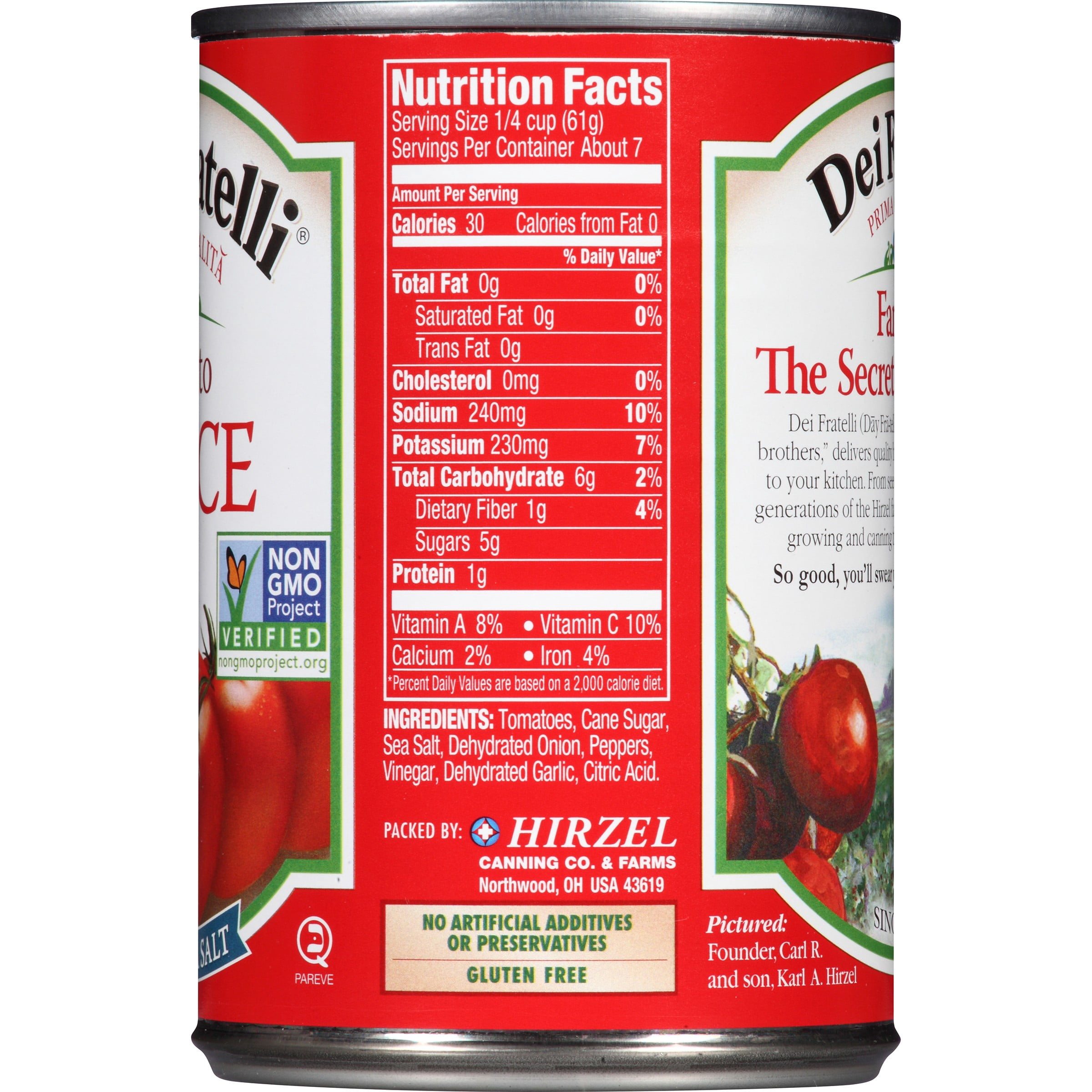 Dei Fratelli Tomato Sauce 15oz can